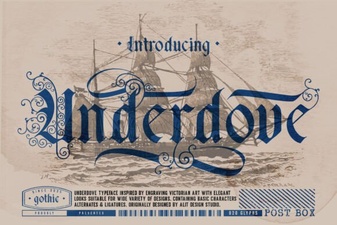 Underdove Font: a Designer's Creative Toolbox