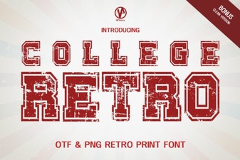 Classic College Font Designs & Creative Project Ideas