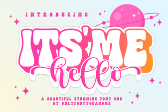 Itsmehello Font for Creative Website Headlines