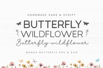 Craft Your Nature-Inspired Designs with Butterfly Font