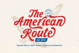 American Route Fonts for Maps & Signage