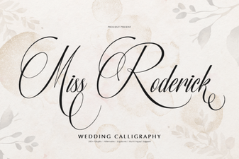 Miss Roderick: a Creative Font for Distinctive Projects